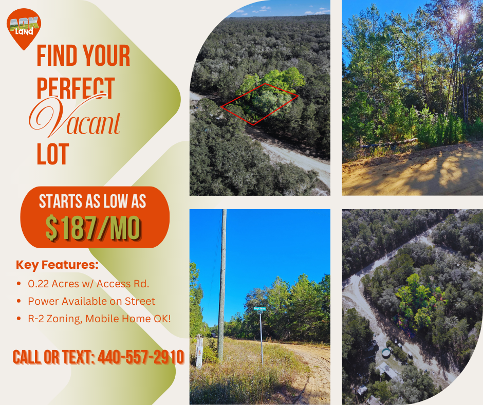 Escape Rent: 0.22 Ac for Mobile Living in Putnam County, FL