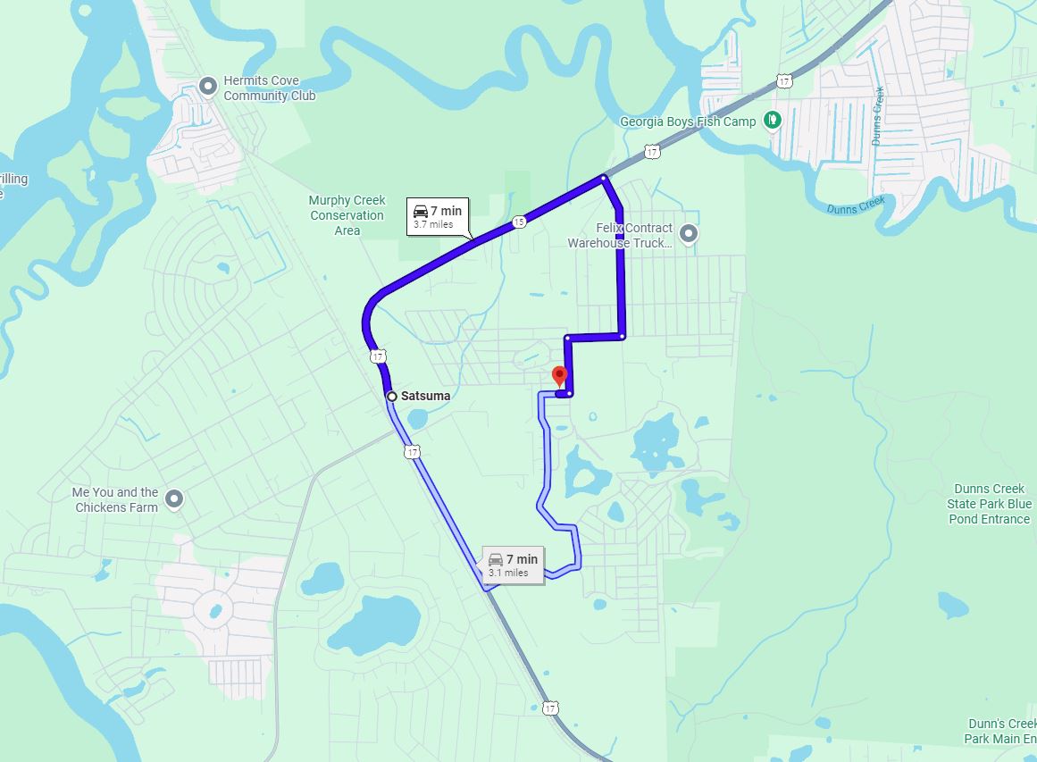 0.25 Acres in Putnam, FL 6 mins from Satsuma! $223/Mo